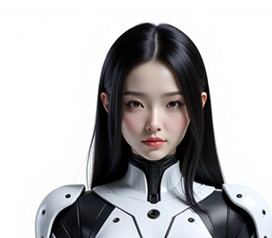 Empfangsroboter mit lebendiger Körperbewegung